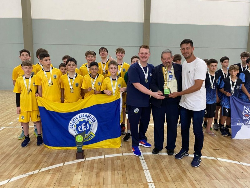 O Colégio Evangélico Jaraguá é campeão geral dos Jogos Escolares de 11 a 13 anos, Troféu Murillo Barreto de Azevedo